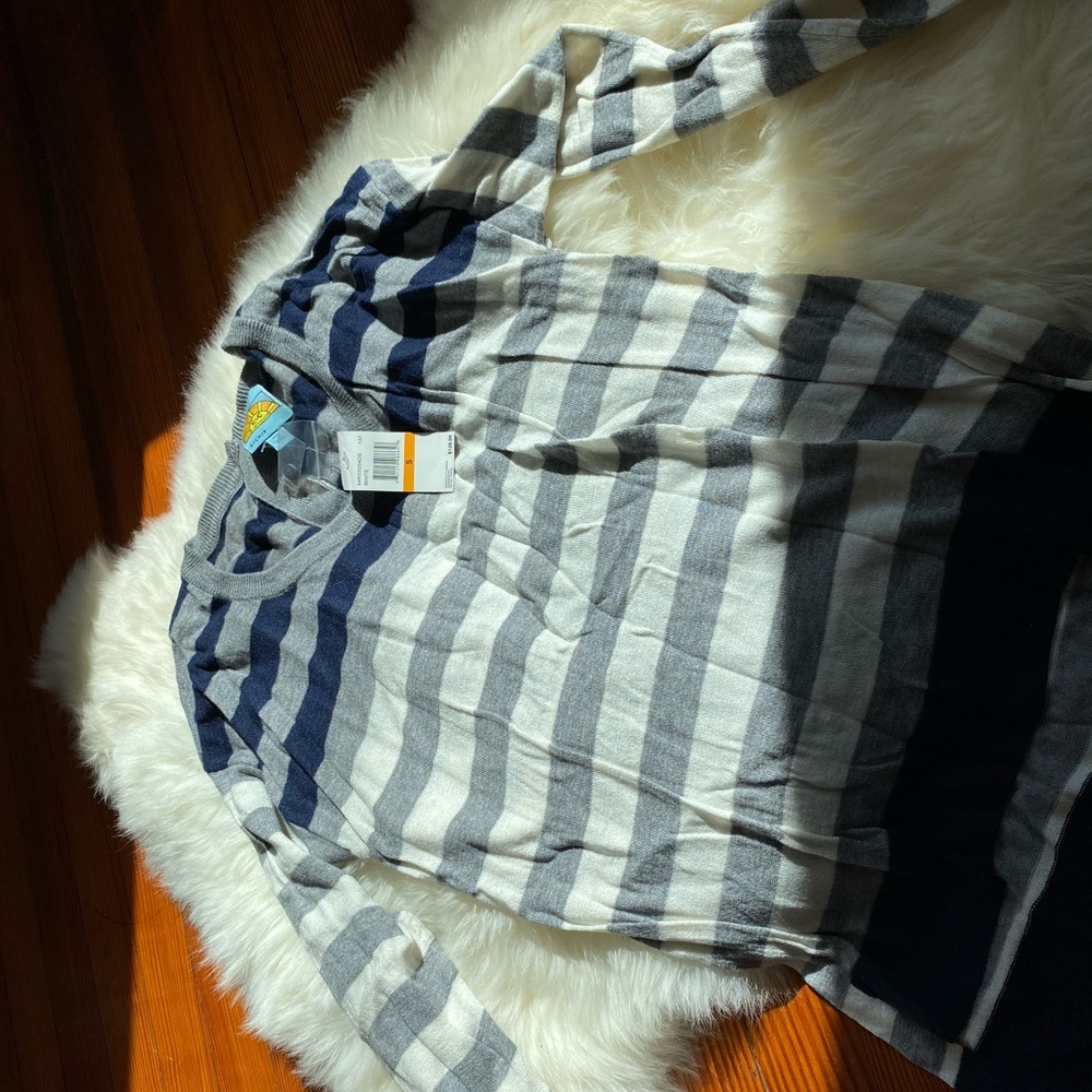 C&C California Long Sleeved Striped Sweater NWT Sm